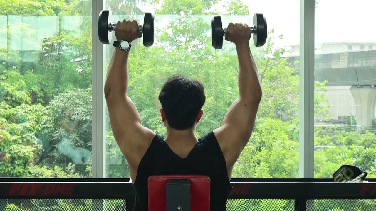 Seated Dumbbell Shoulder Press