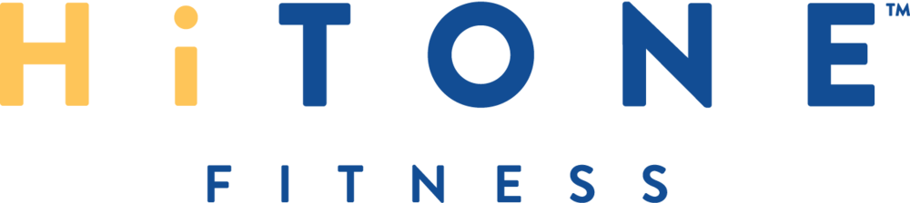 HiTone Fitness Blue-Yellow Logo