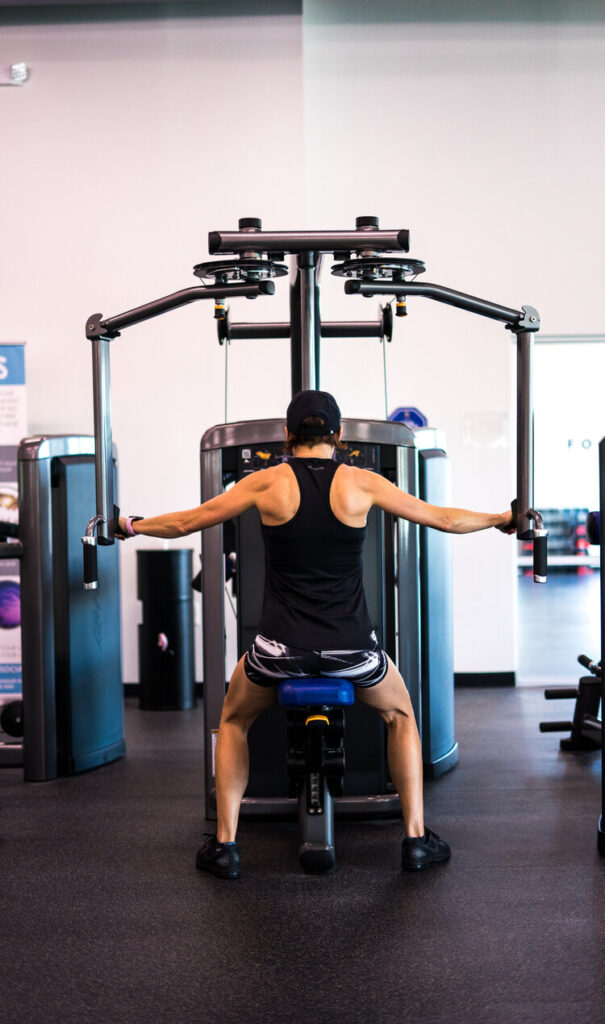 HiTONE Fitness Member Working Out During the Personal Training Session