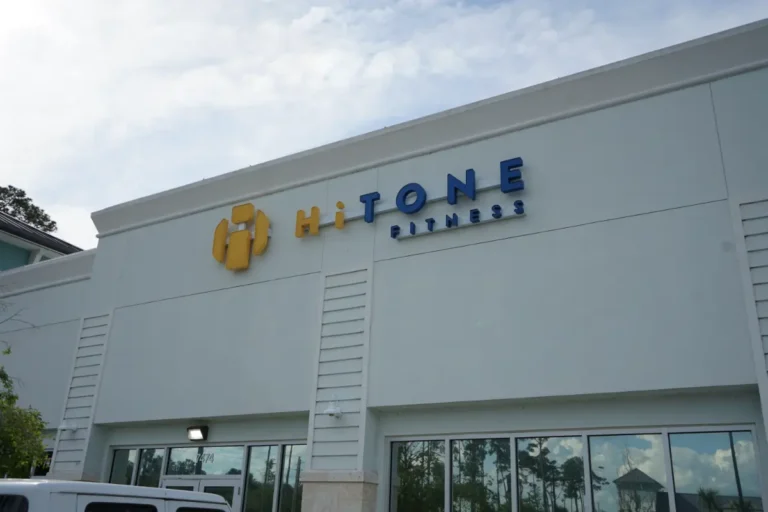 A hitone Fitness Gym logo.